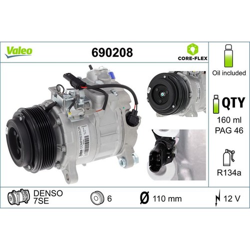 Valeo 690208 kompressor - valeo,